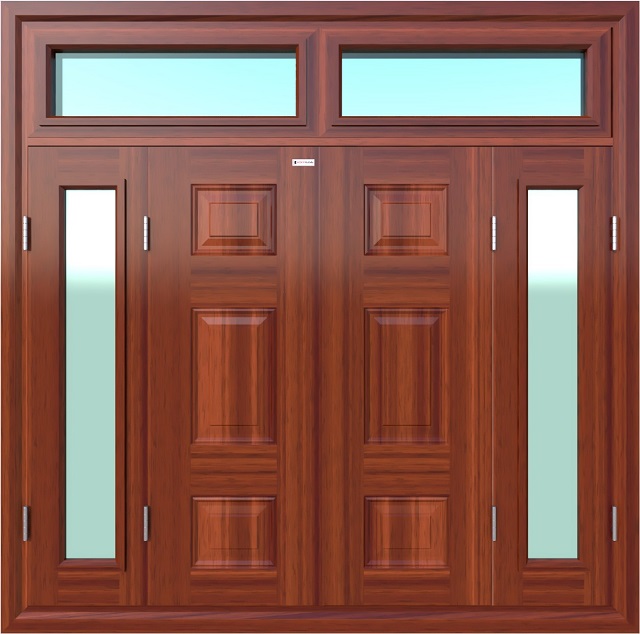 Cửa thép vân gỗ đảm bảo tính thẩm mỹ cao
