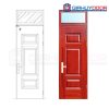 Cửa thép vân gỗ GHDGS1H3-OT
