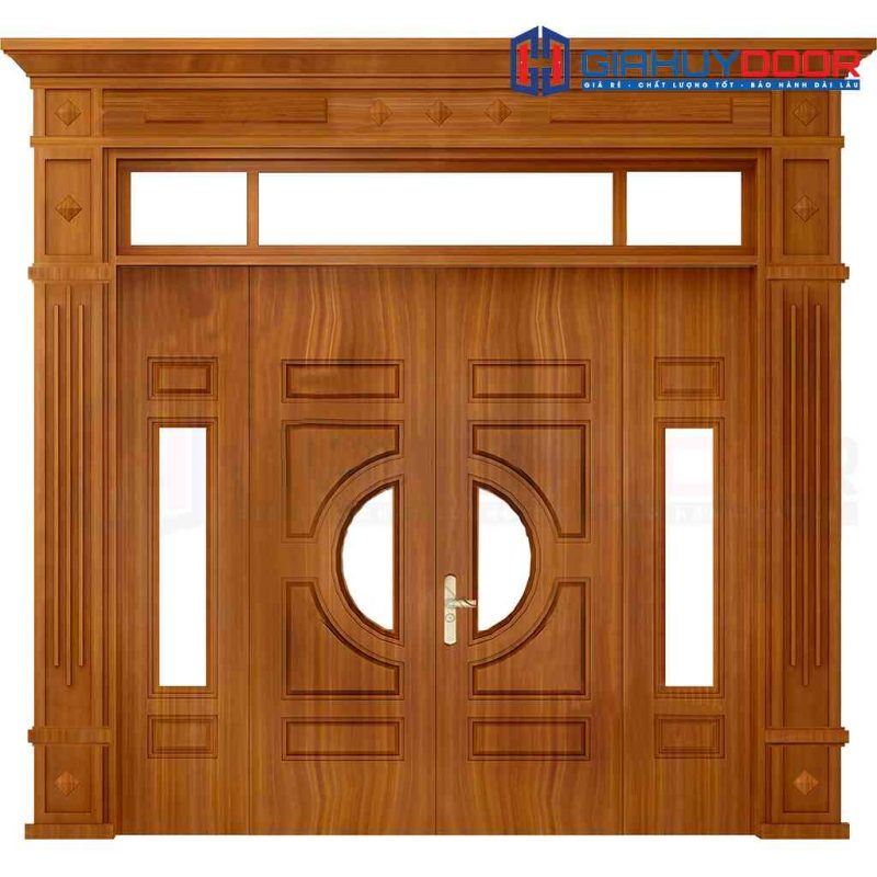 Cửa thép vân gỗ GHDGS4H4K-H4AK-mau-vang