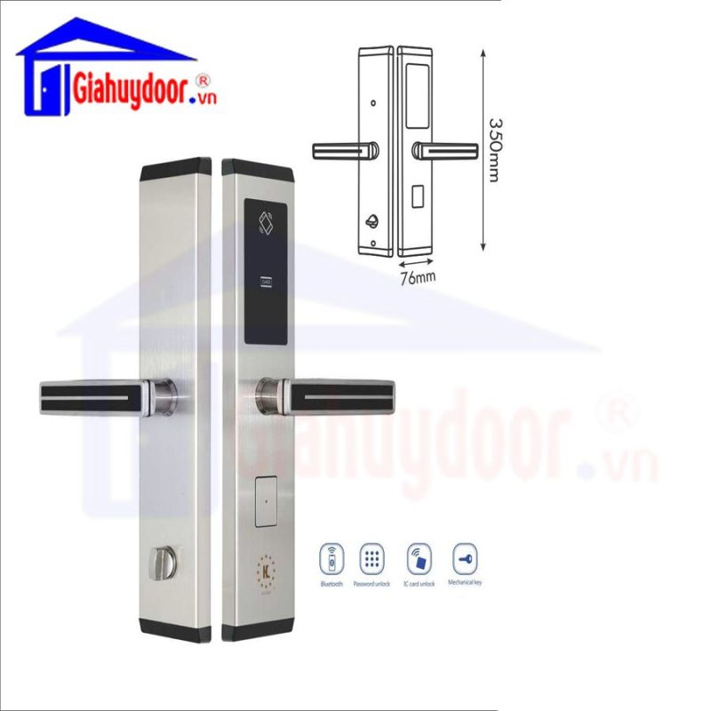 Khóa cửa KL 667 Silver