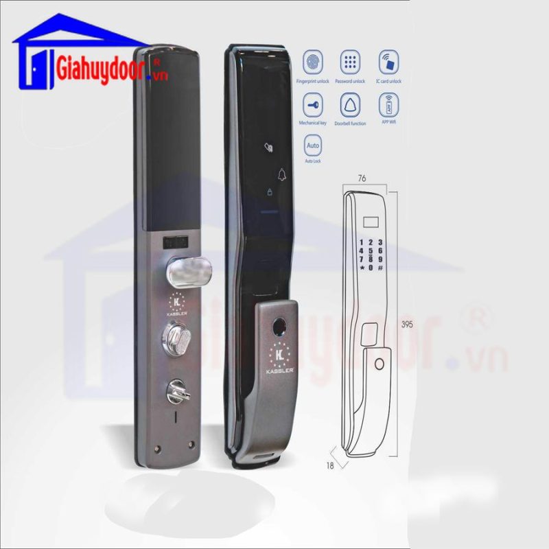 Khóa cửa KL 789 không có app