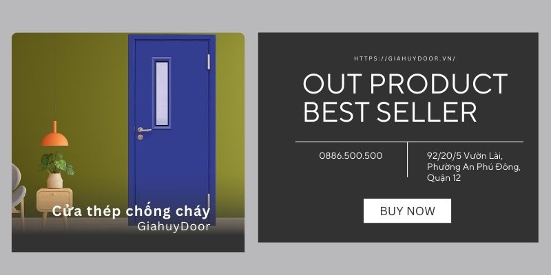 Lưu ý về lắp đặt và bảo quản cửa thép chống cháy cần biết