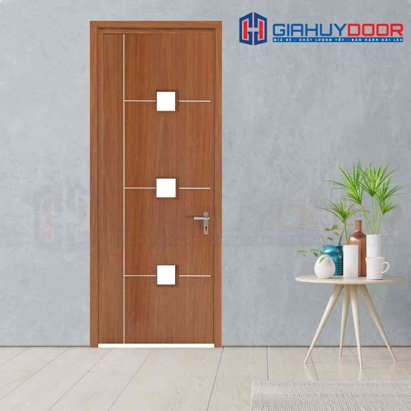 Cửa gỗ phủ nhựa PVC Phoi canh cua go MDF