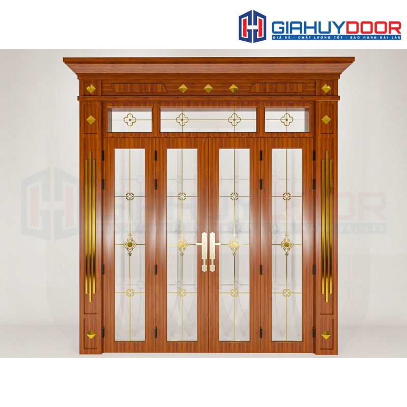 Cửa Nhôm Vân Gỗ SGD-CNVG-38