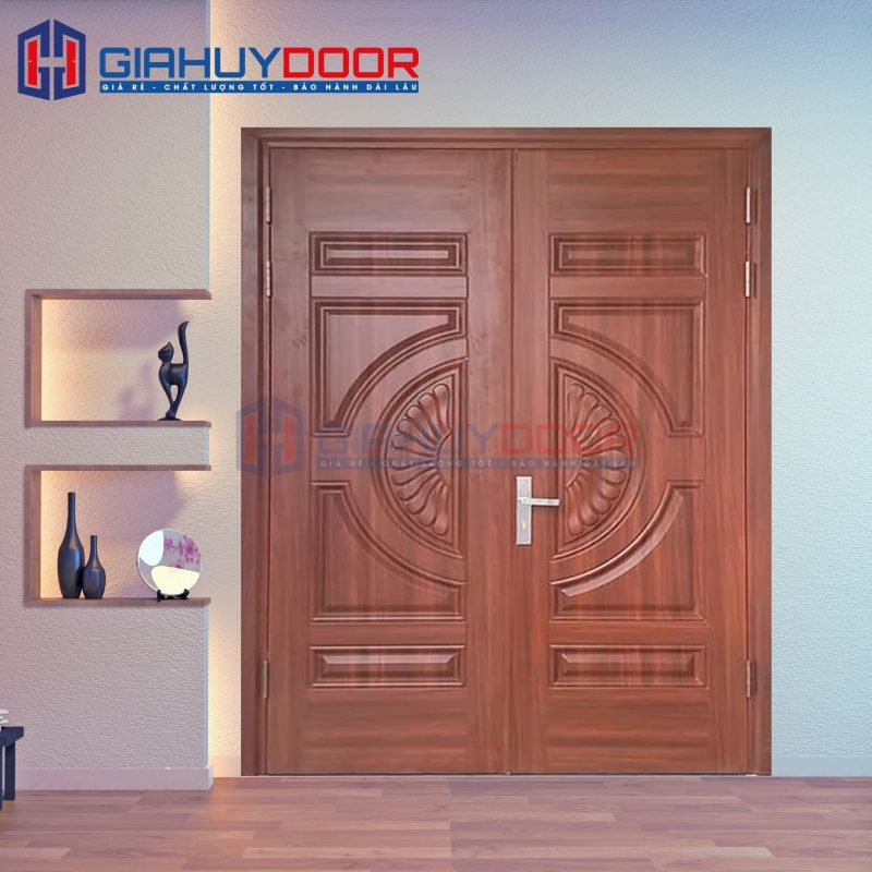 Cửa Thép Vân Gỗ SGD-KM.TVG-2C-5