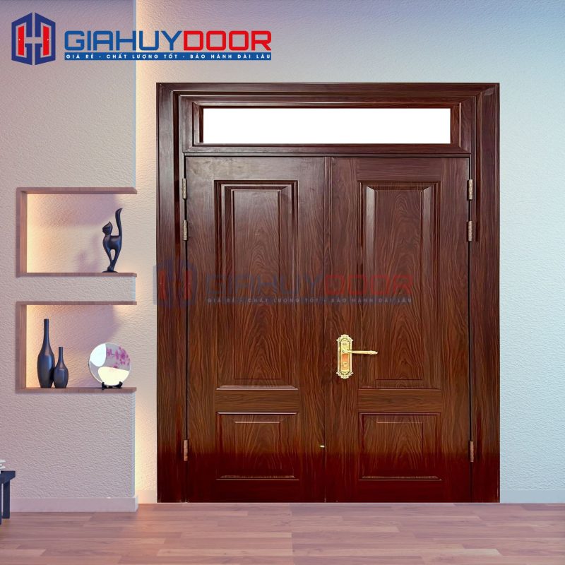 Cửa Thép Vân Gỗ SGD-KM.TVG-2C-7