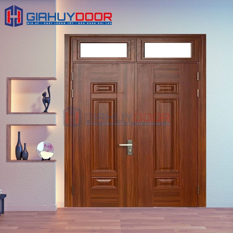 Cửa Thép Vân Gỗ SGD-KM.TVG-2C-9