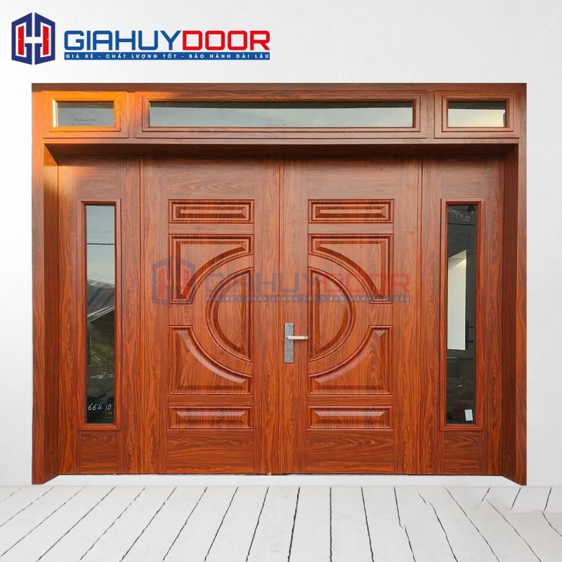 Cửa Thép Vân Gỗ SGD-KM.TVG-4C.10