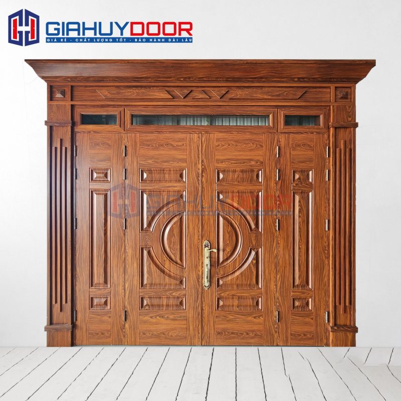 Cửa Thép Vân Gỗ SGD-KM.TVG-4C.28