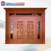 Cửa Thép Vân Gỗ SGD-KM.TVG-4C.40n.