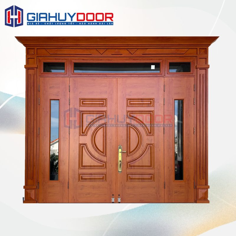 Cửa Thép Vân Gỗ SGD-KM.TVG-4C.40n.