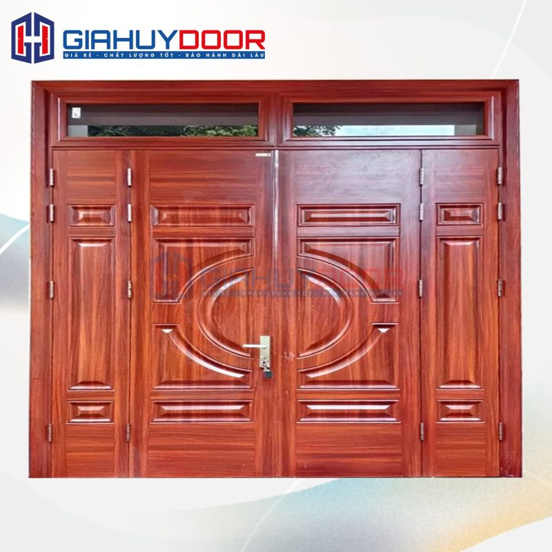 Cửa Thép Vân Gỗ SGD-KM.TVG-4C.7