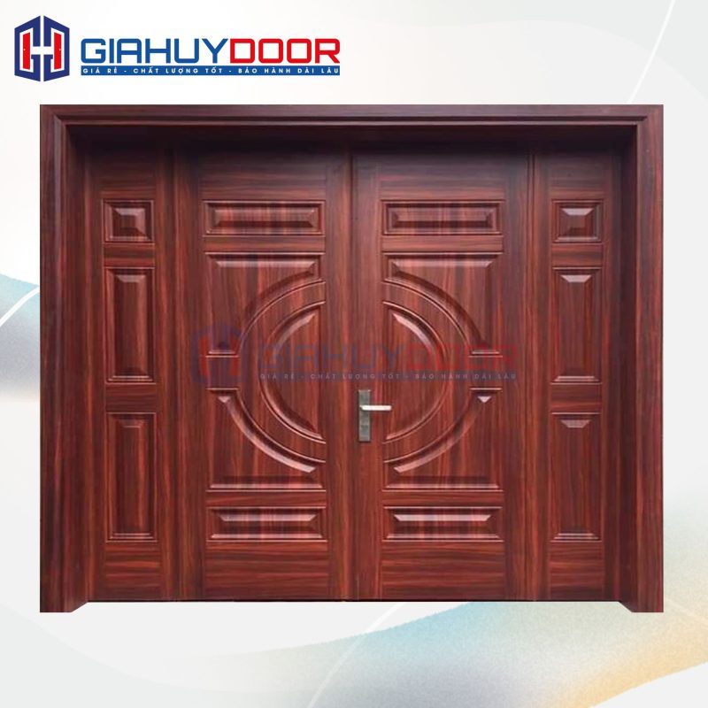 Cửa Thép Vân Gỗ SGD-KM.TVG-4C.9
