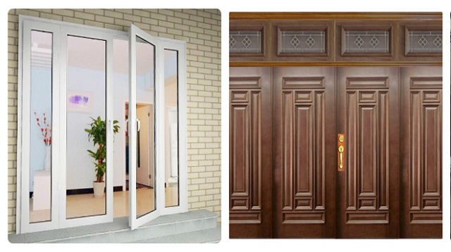 So sánh cửa thép vân gỗ và cửa nhôm kính đều có những ưu nhược điểm riêng
