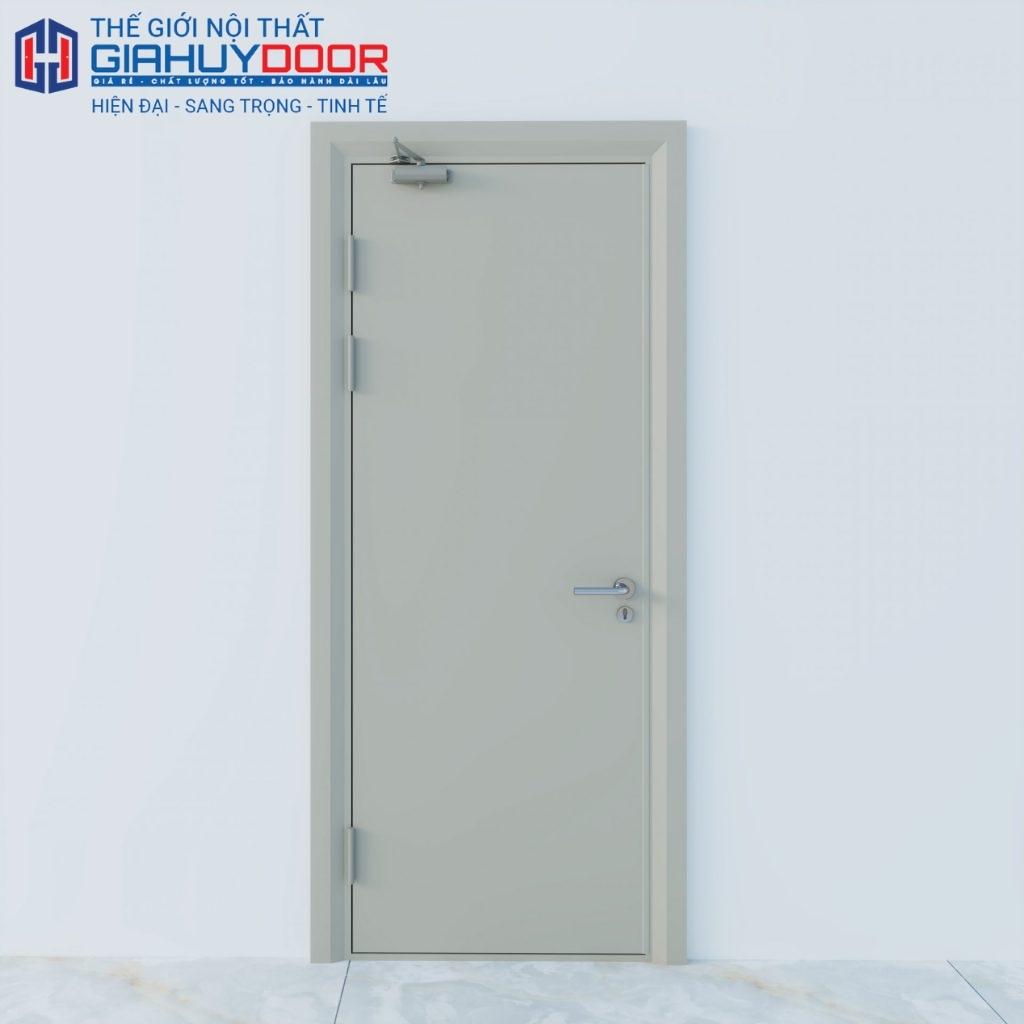 Cửa thép chống cháy P1 xám