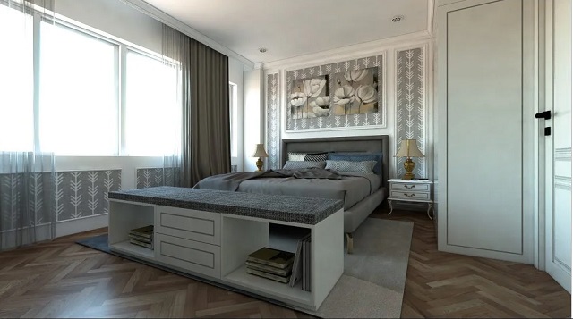 Thiết kế phòng ngủ đẹp cần bố trí nội thất phù hợp