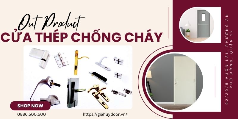 Tiêu chuẩn kỹ thuật đối với cửa thép chống cháy Hậu Giang