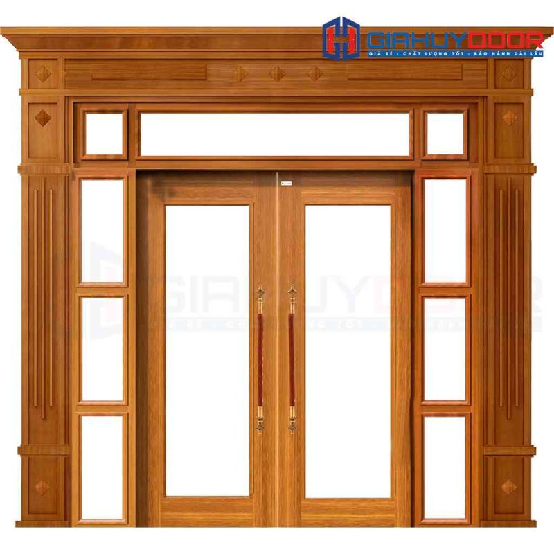 Cửa thép vân gỗ GHDTrend-4-mau-vang