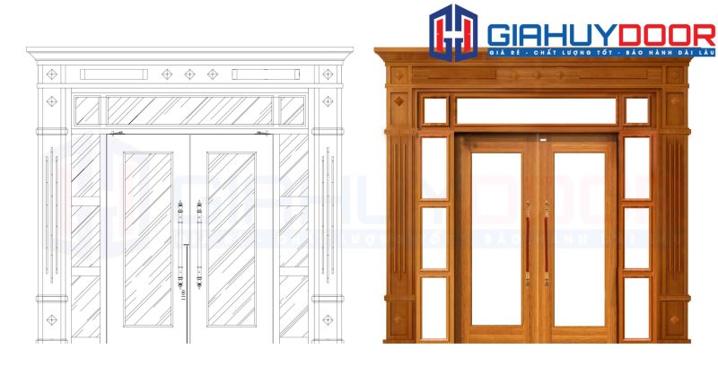 Cửa thép vân gỗ GHDTrend-4.-mau-vang