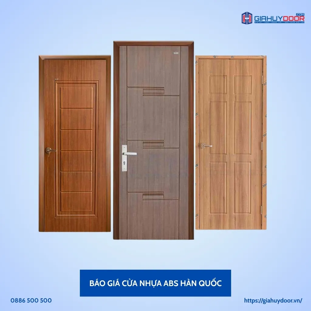 Báo giá cửa nhựa ABS Hàn Quốc Báo giá cửa nhựa ABS Hàn Quốc
