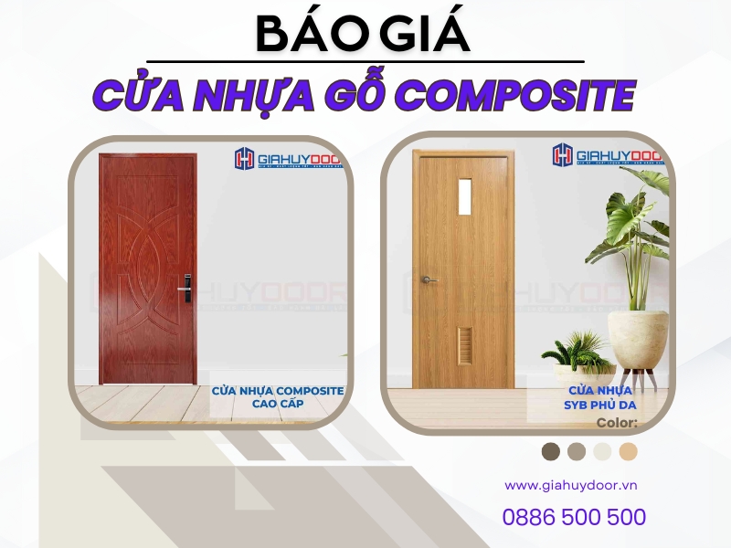 Báo giá cửa nhựa gỗ composite