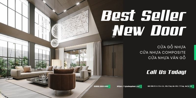 Cách chọn cửa gỗ nhựa cho phong cách Hiện đại