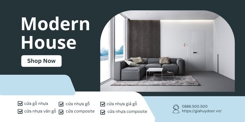 Cách chọn cửa gỗ nhựa cho phong cách tối giản