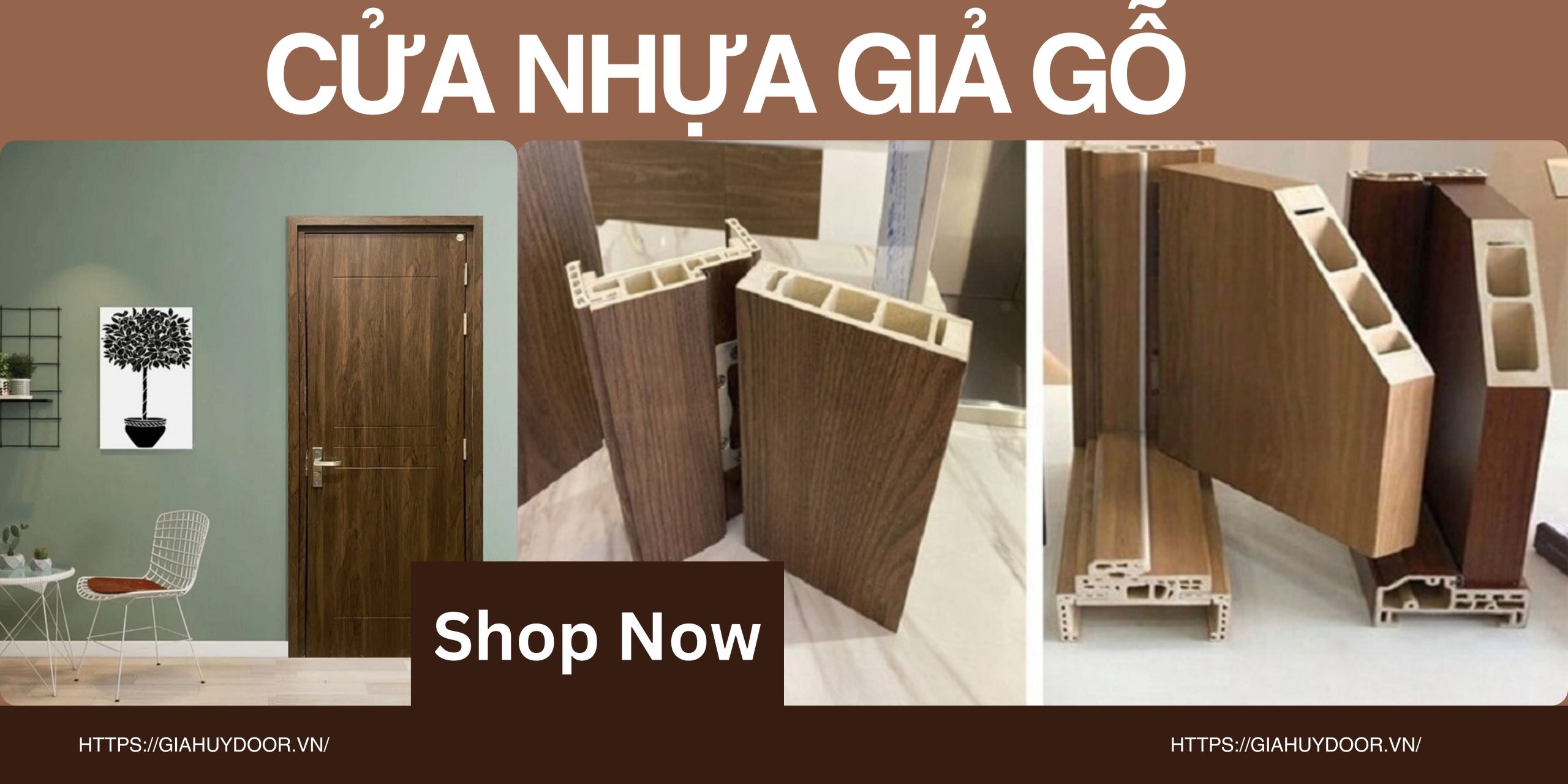 Chi tiết cấu tạo của dòng cửa nhựa vân gỗ