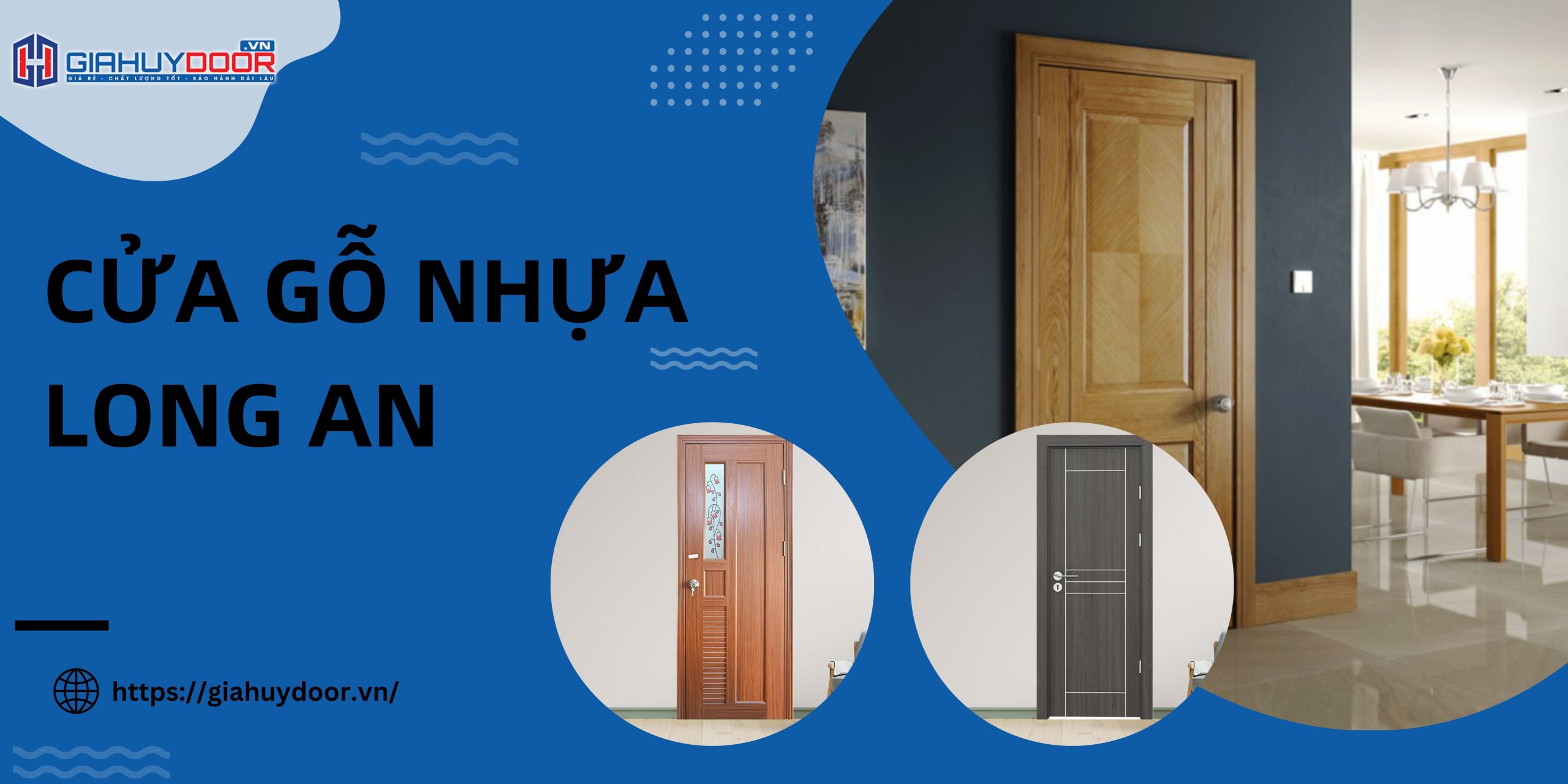Cửa gỗ nhựa Long An