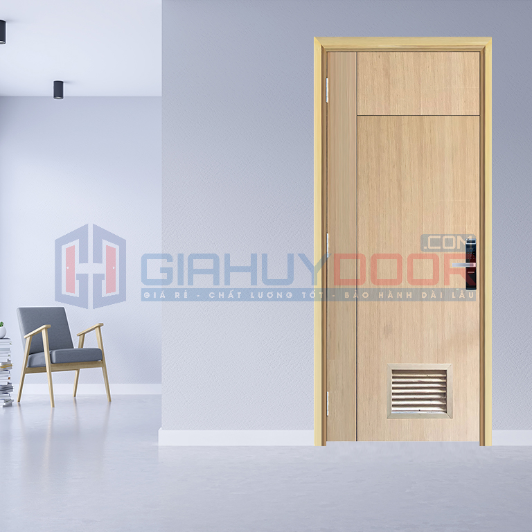 Cửa gỗ công nghiệp phòng ngủ là mẫu cửa có thiết kế đẹp mắt, không khác nhiều so với cửa gỗ tự nhiên