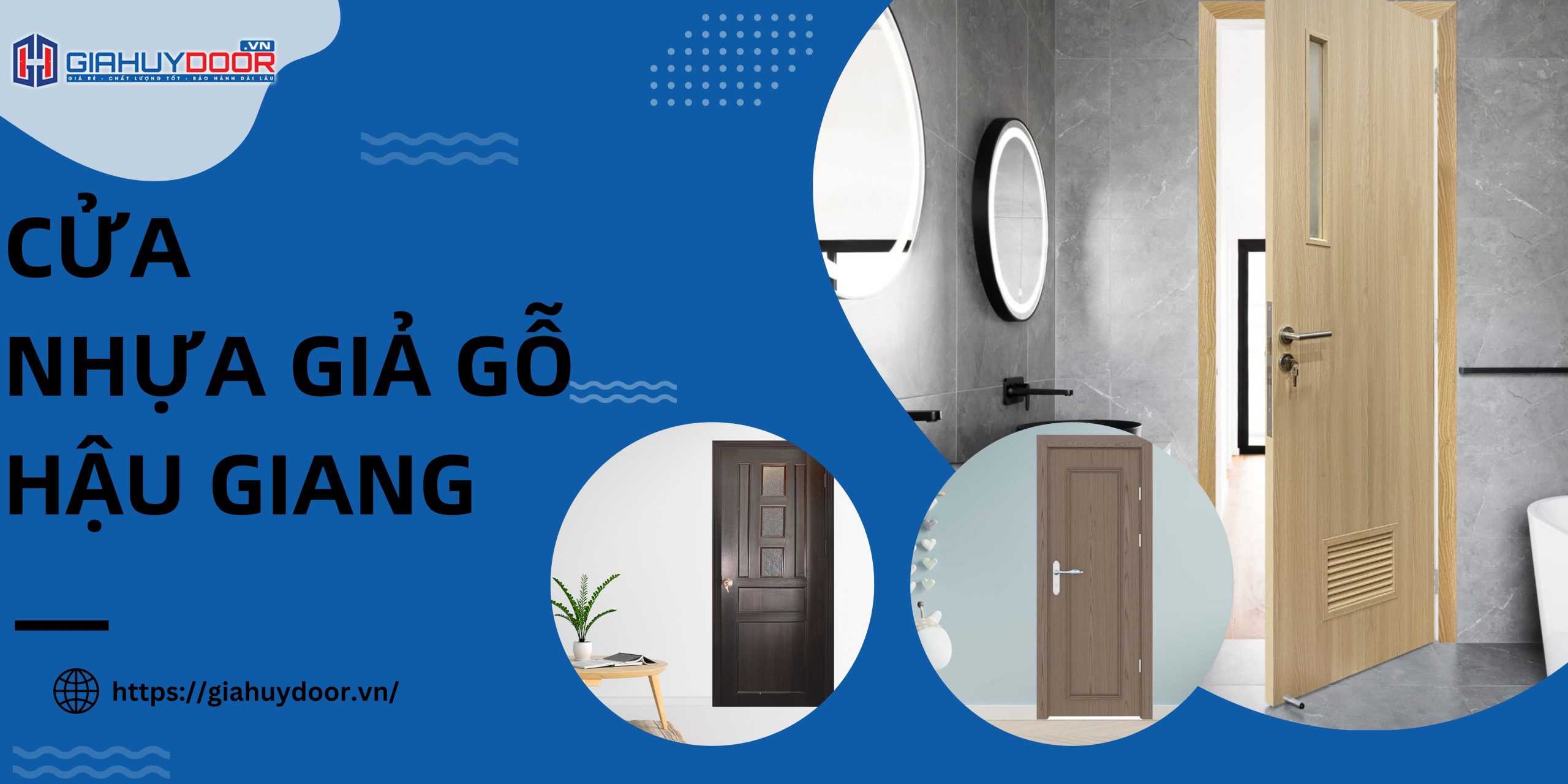 cửa nhựa giả gỗ Hậu Giang