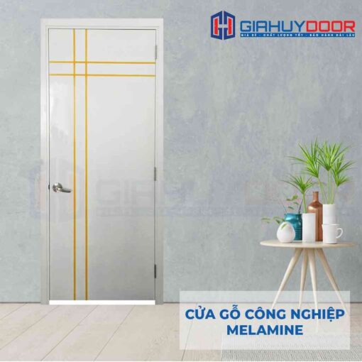 Mẫu cửa gỗ công nghiệp MDF Melamine P1R4 có bảng màu đa dạng, độc đáo, giá thành cửa rẻ