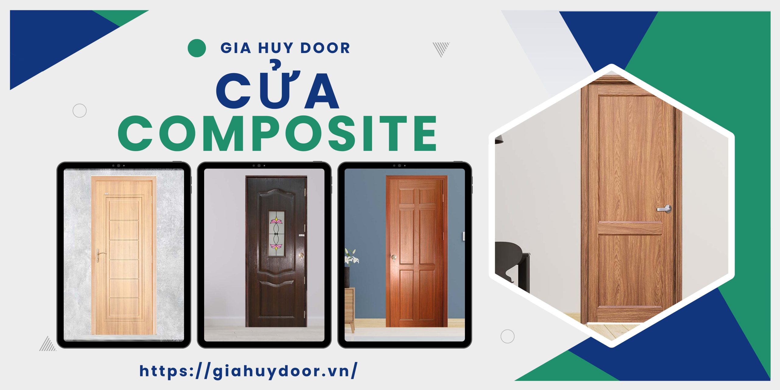 Mẫu cửa gỗ nhựa compoiste dập pano sắc sảo