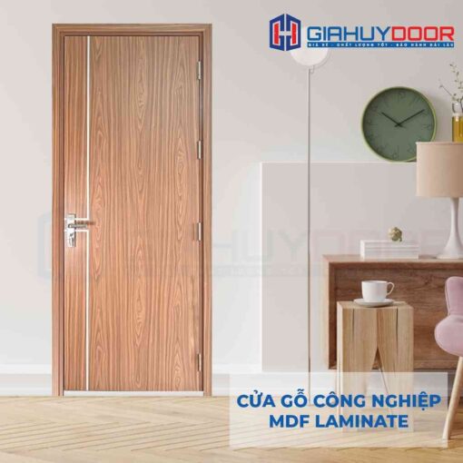 Cửa gỗ phòng ngủ MDF Laminate P1R1 có kiểu dáng hiện đại ,sang trọng và phong phú
