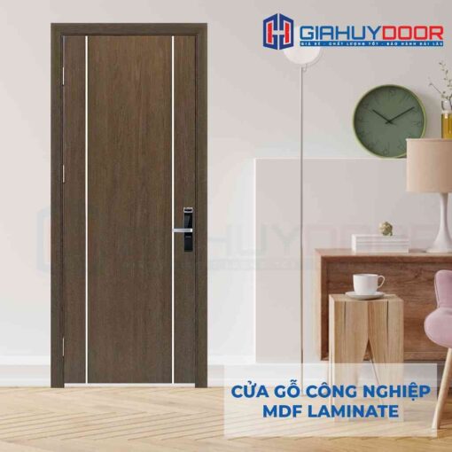 Mẫu cửa gỗ phòng ngủ MDF Laminate P1R2a đẹp, đơn giản