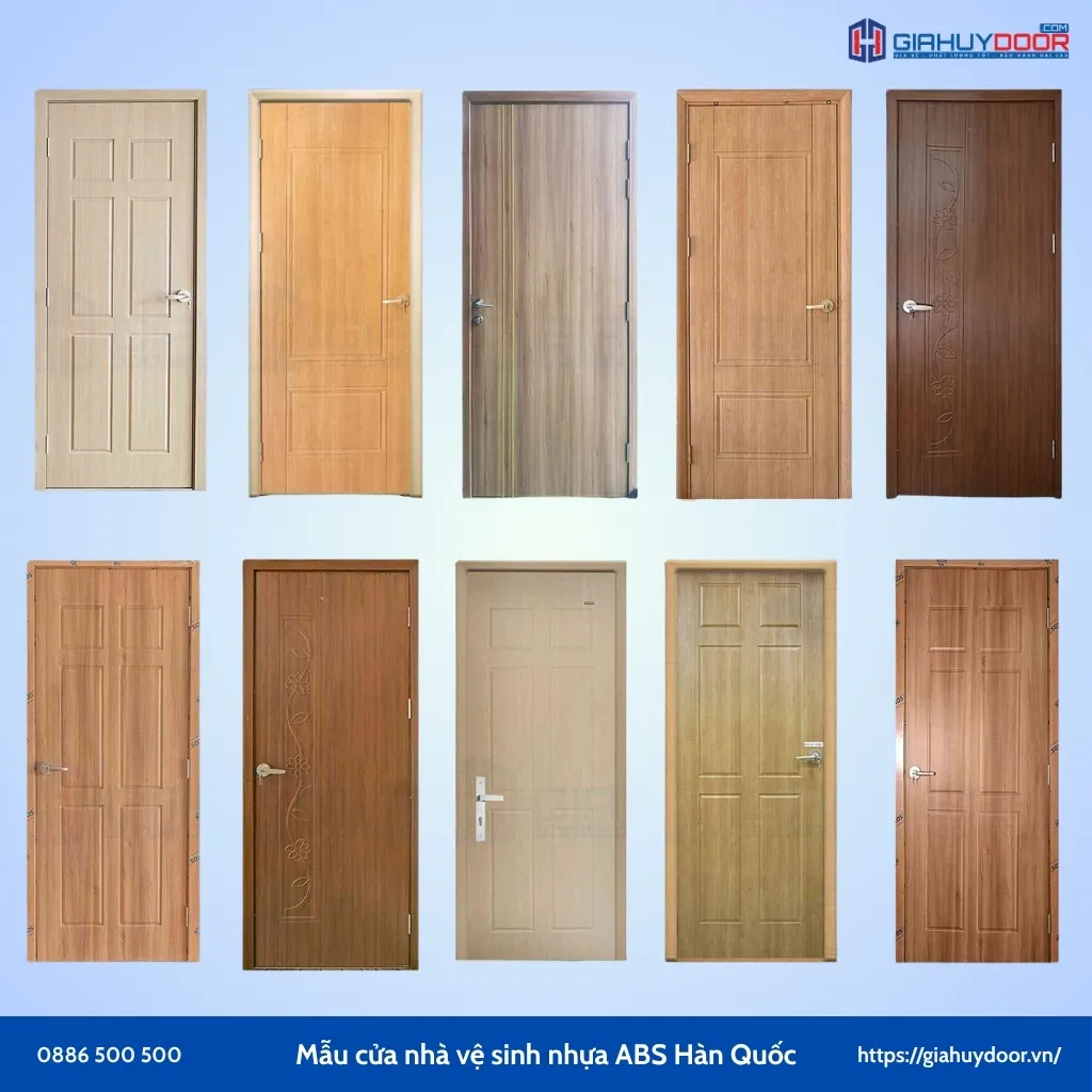 Mẫu cửa nhà vệ sinh ABS Hàn Quốc Mẫu cửa nhà vệ sinh ABS Hàn Quốc