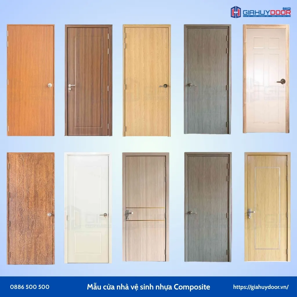 Mẫu cửa nhà vệ sinh nhựa composite Mẫu cửa nhà vệ sinh nhựa composite