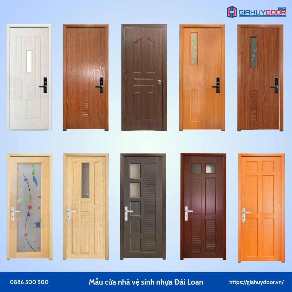 Mẫu cửa nhà vệ sinh nhựa Đài Loan Mẫu cửa nhà vệ sinh nhựa Đài Loan