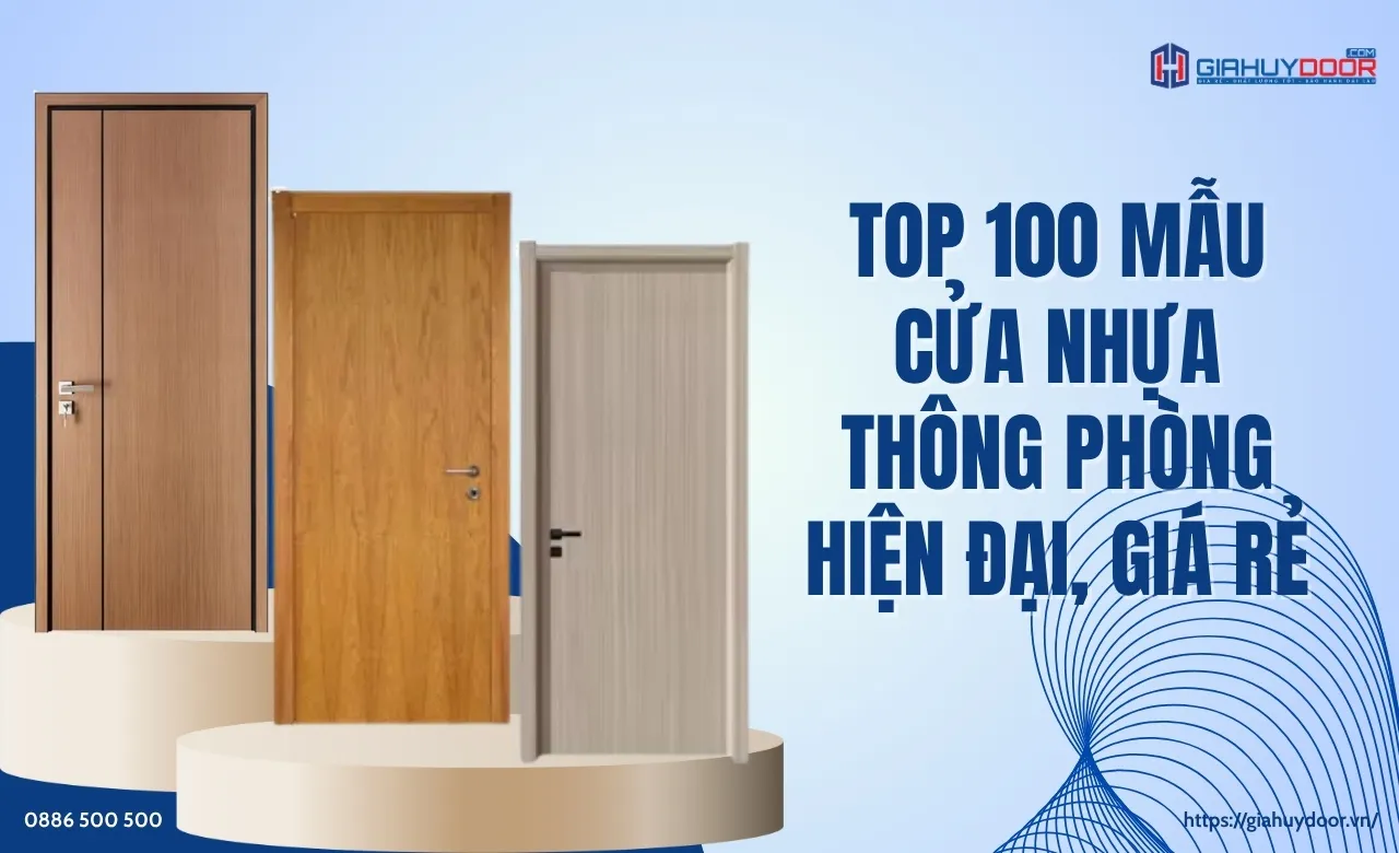 Mẫu cửa nhựa thông phòng