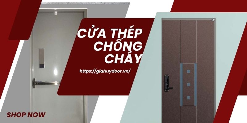 Mẫu cửa thép chống cháy Tp. Hồ Chí Minh màu đơn sắc và màu vân gỗ